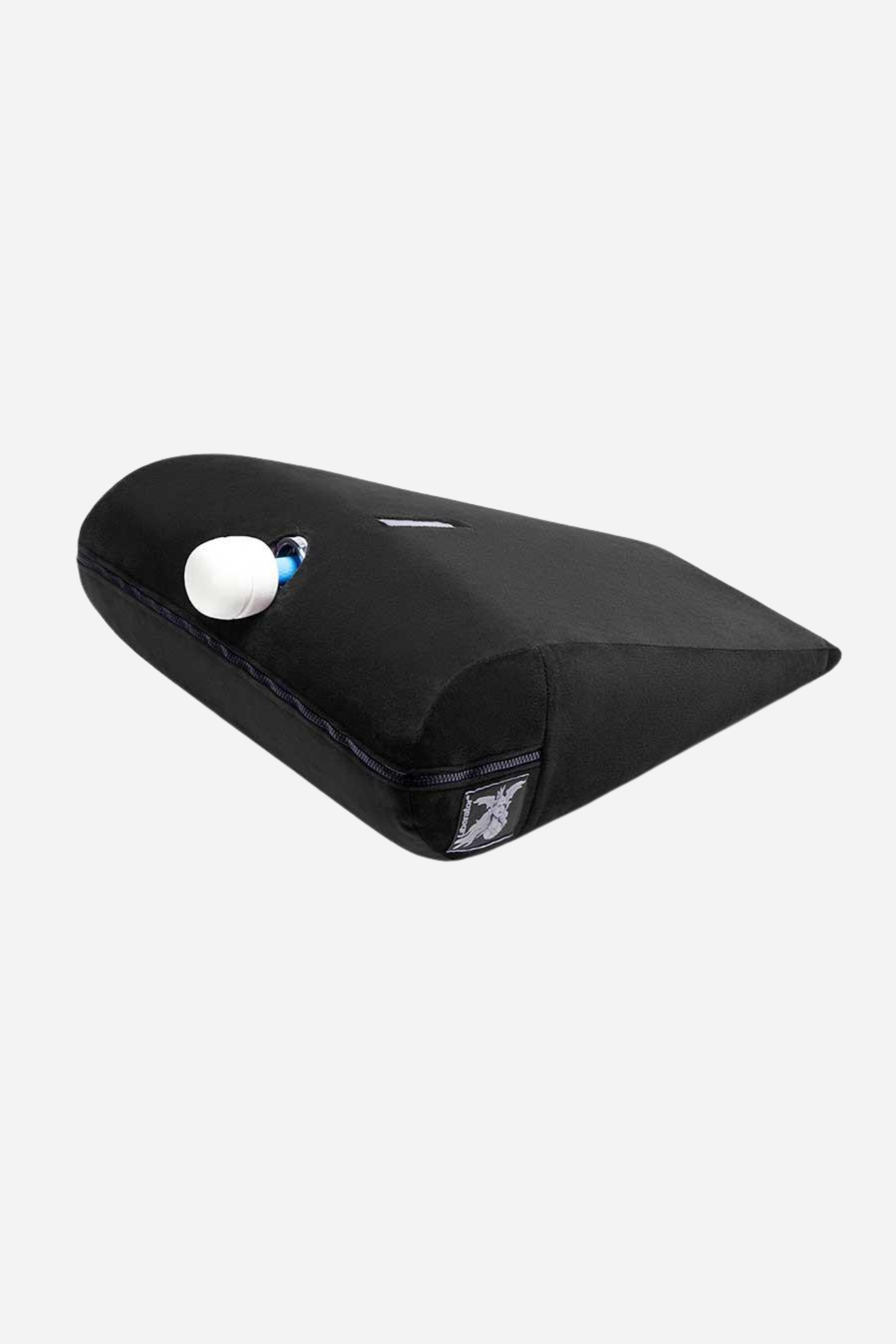 sex wedge pillow with room for a wand mount