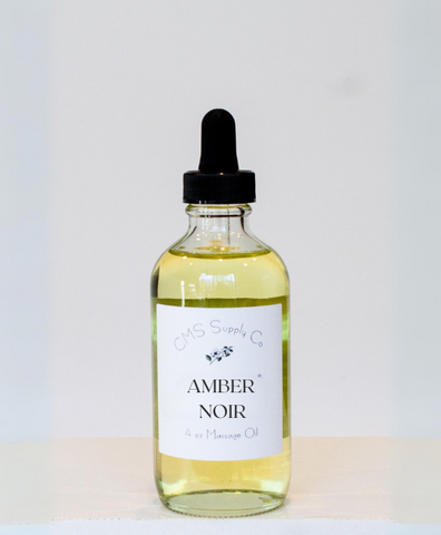 Lover's Massage Oil in Amber Noir