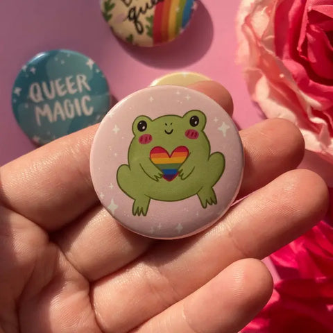 Pride Frog Button