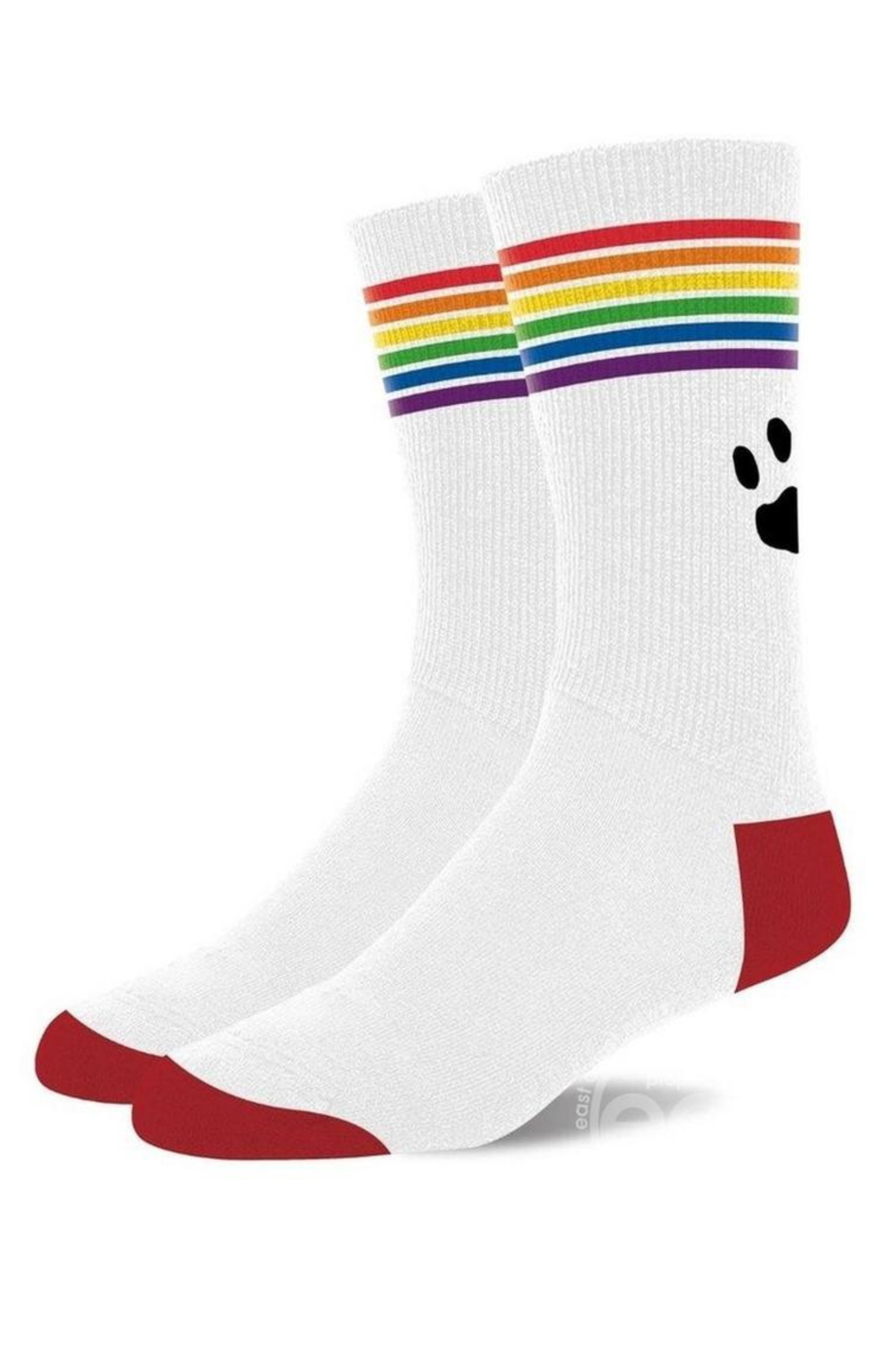 Prowler Pride Rainbow Socks in White
