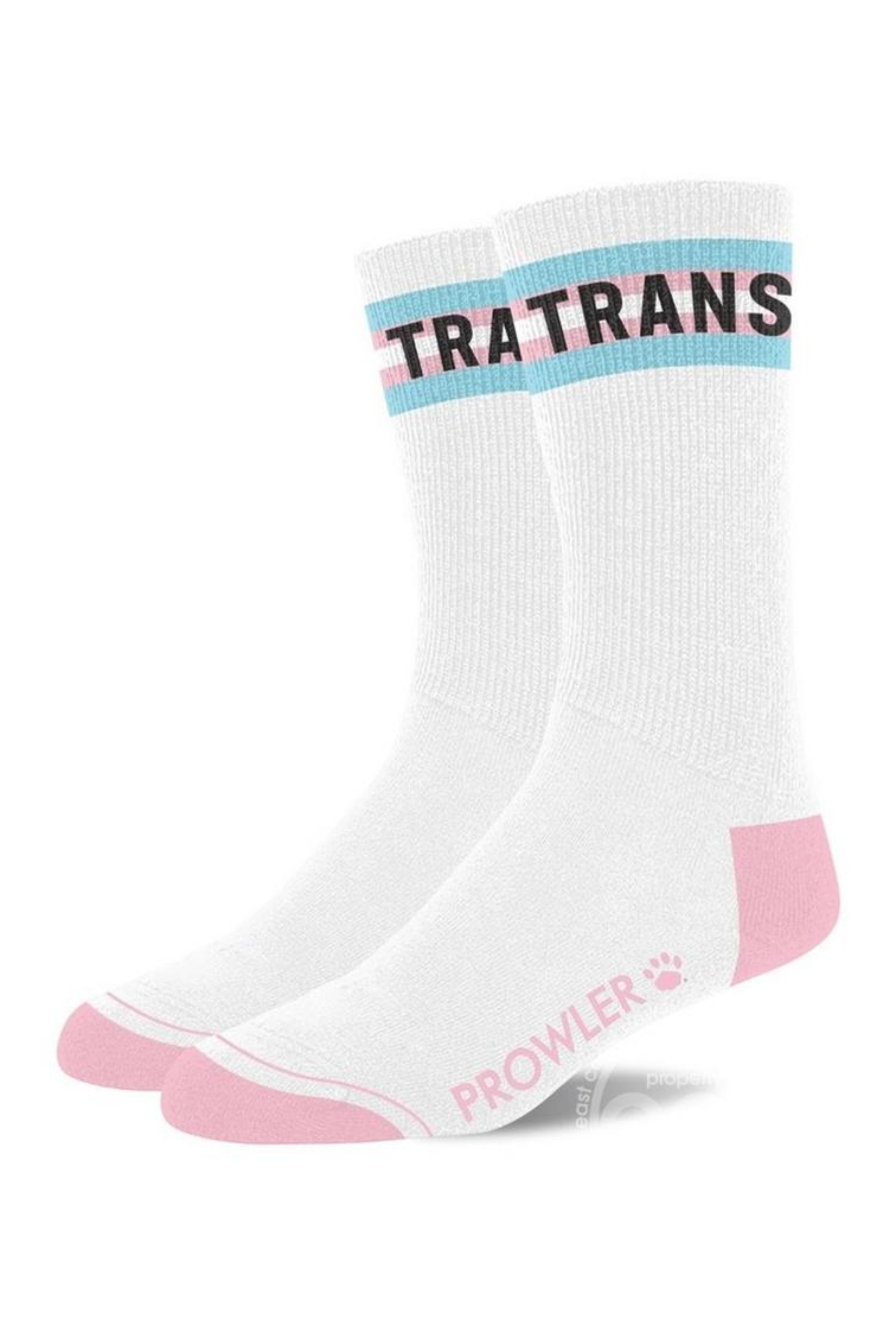 Prowler Trans Pride Socks in White