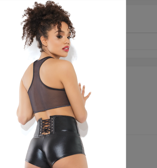 Let it Out Buckle Booty Shorts