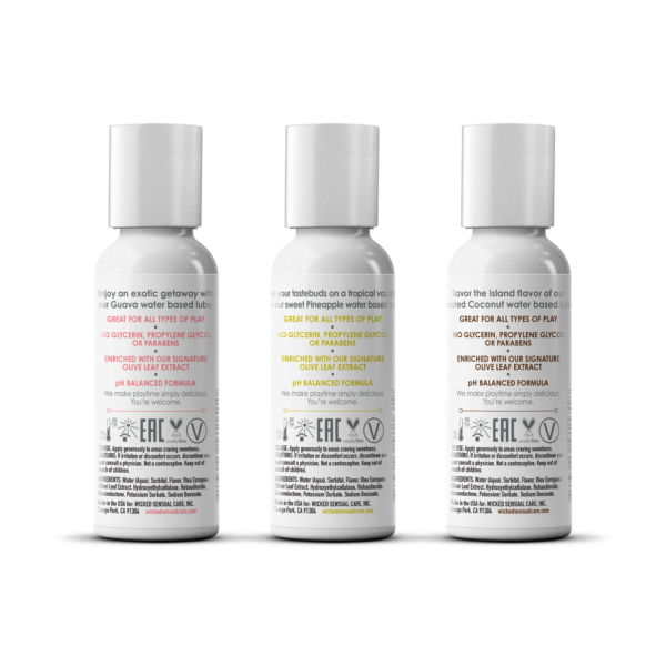 Wicked Simply Flavored Lube Trio Set in Tropical