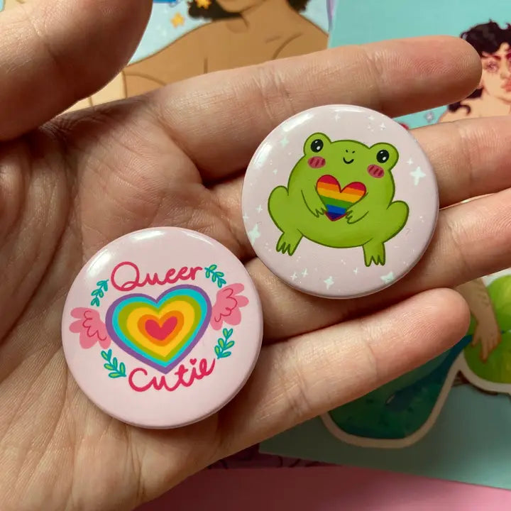 Pride Frog Button