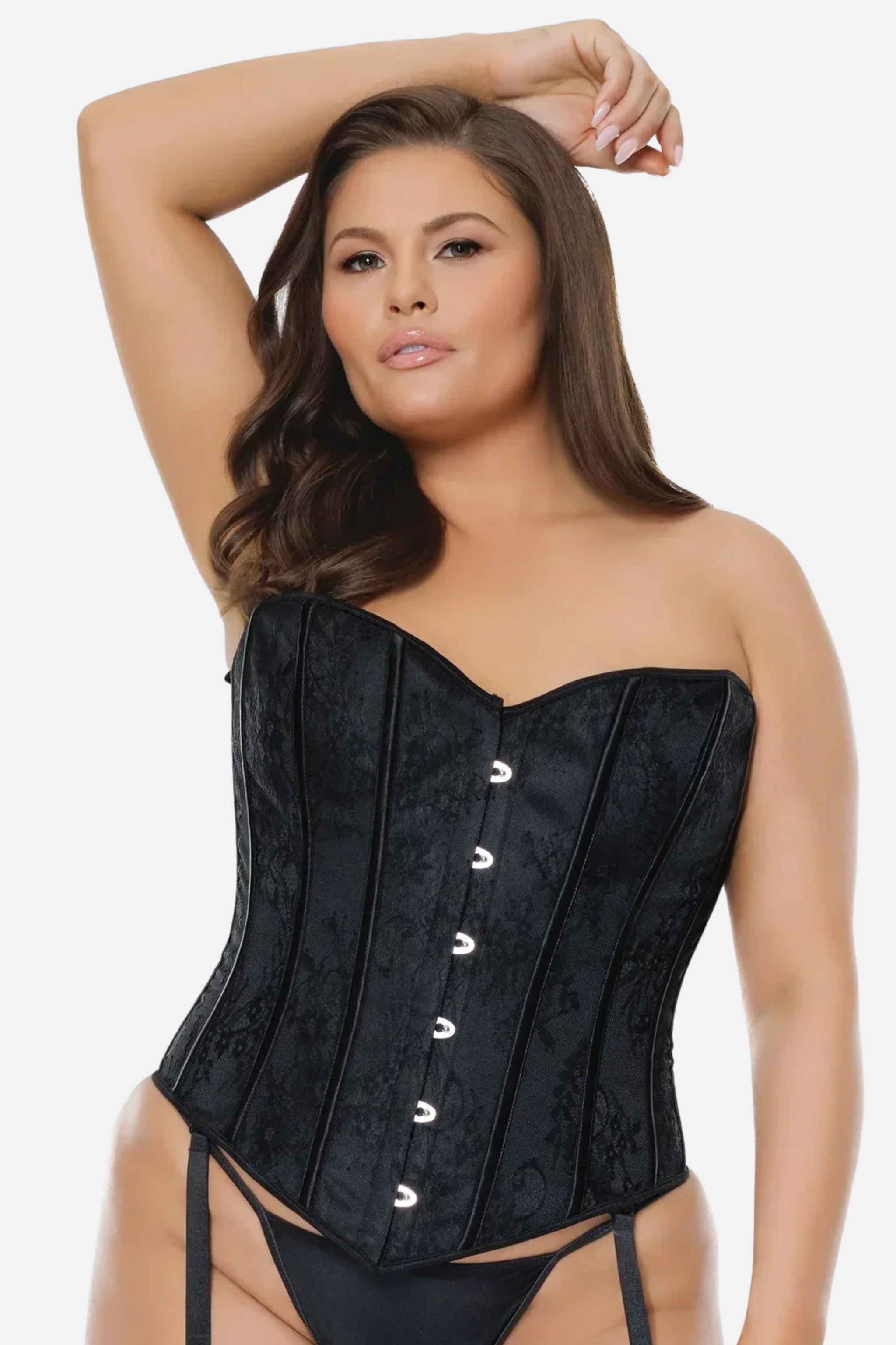 Together Against the World Bustier in Black