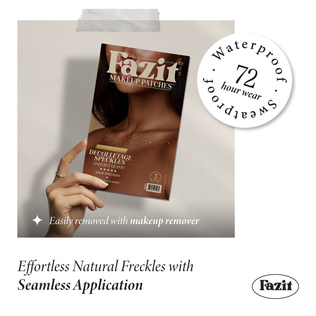 Fazit Decolletage Glitter Makeup in Gold Speckles