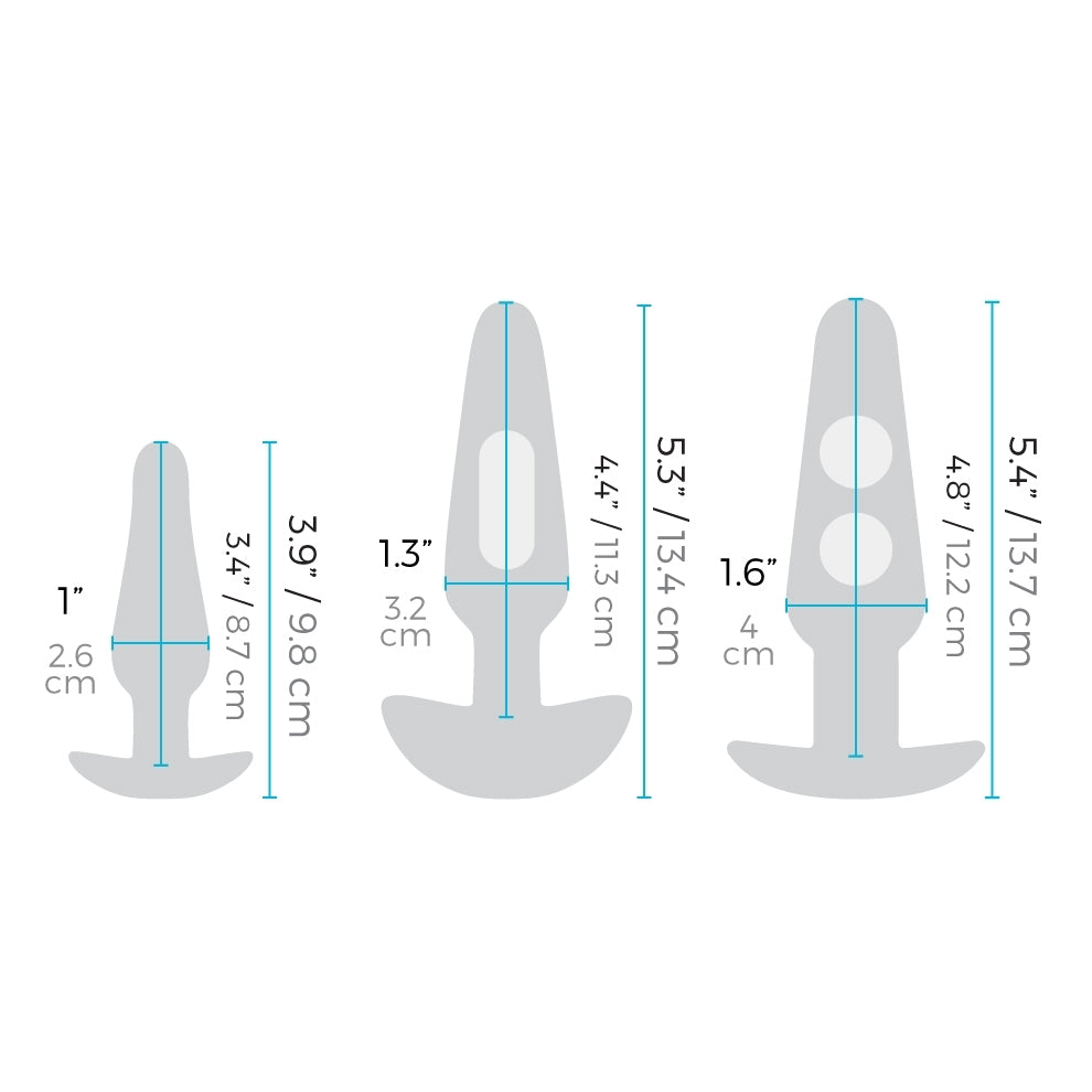 B-Vibe Anal Training Plug & Accessories Set