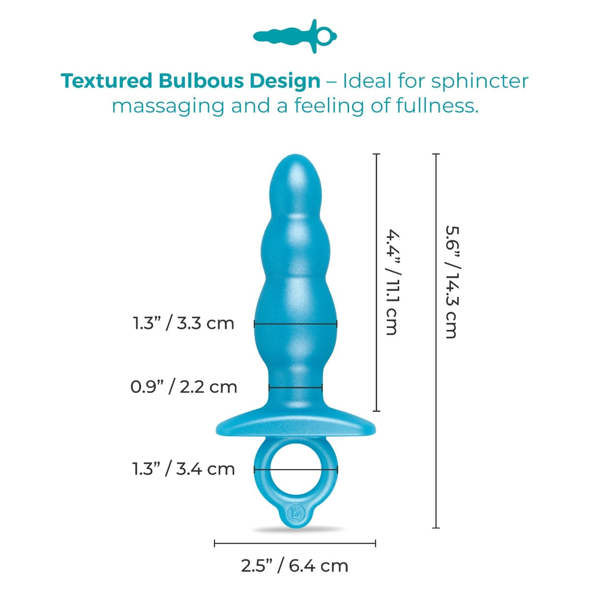 B-Vibe Butties Bounce Beaded Plug
