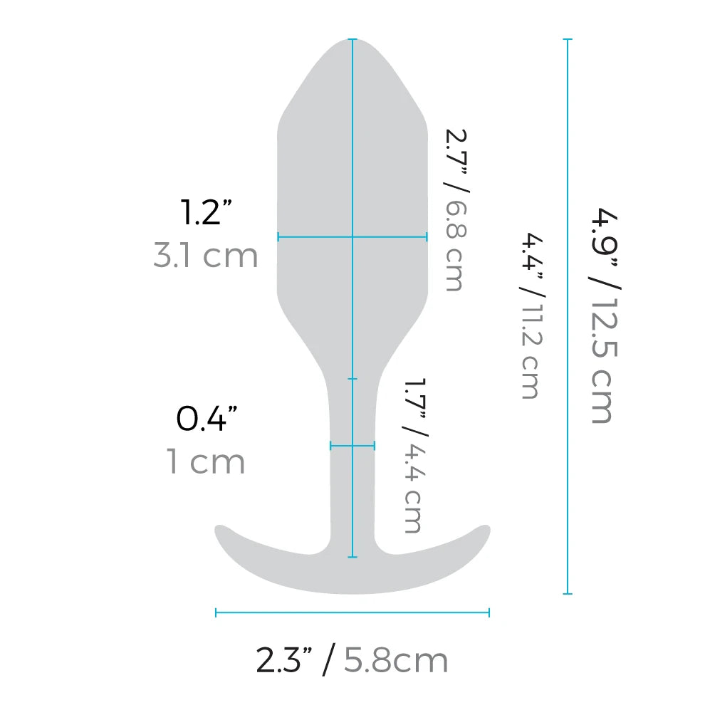 B-Vibe Vibrating Snug Plug 2 Medium