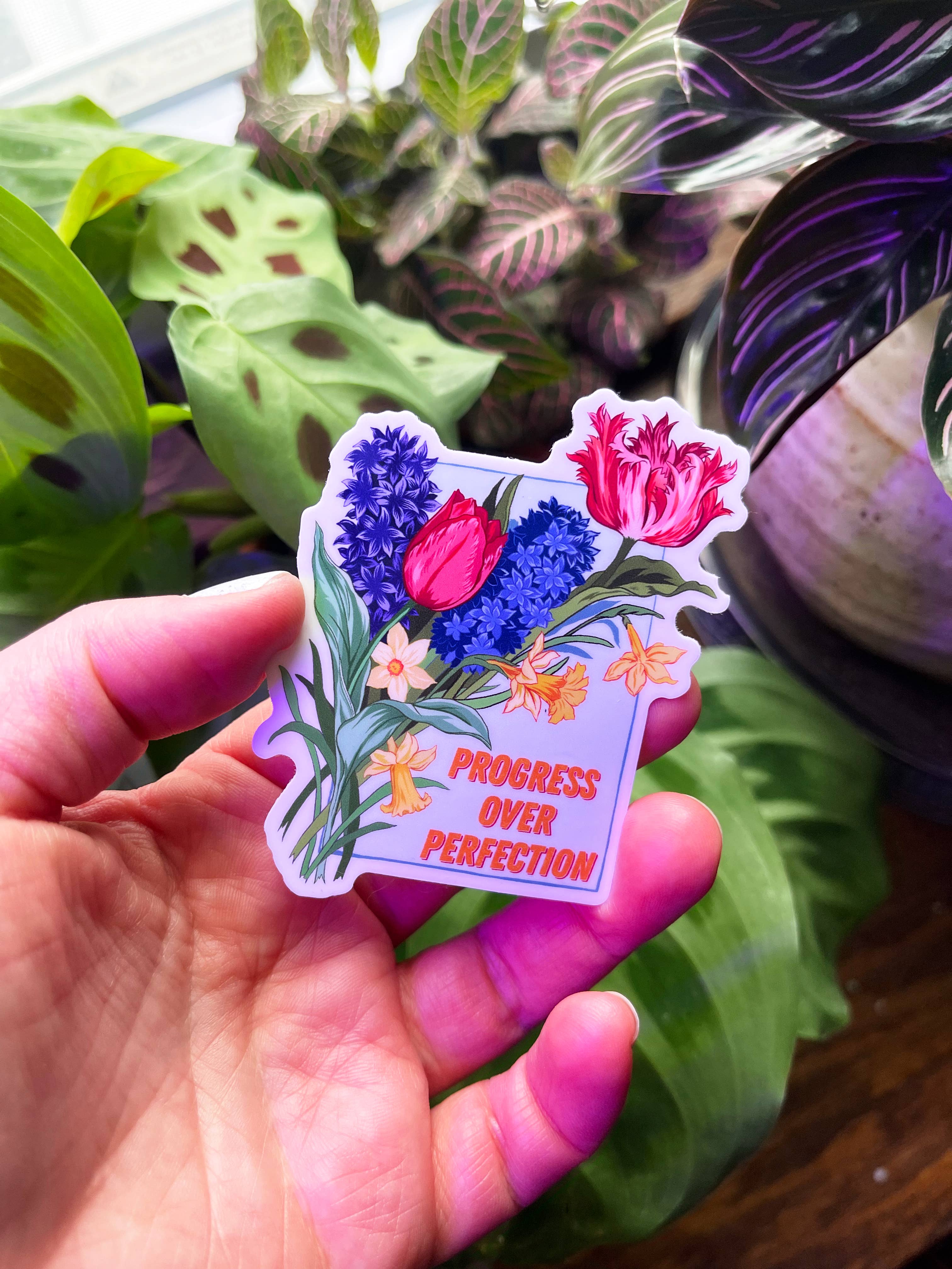 Progress Over Perfection Sticker