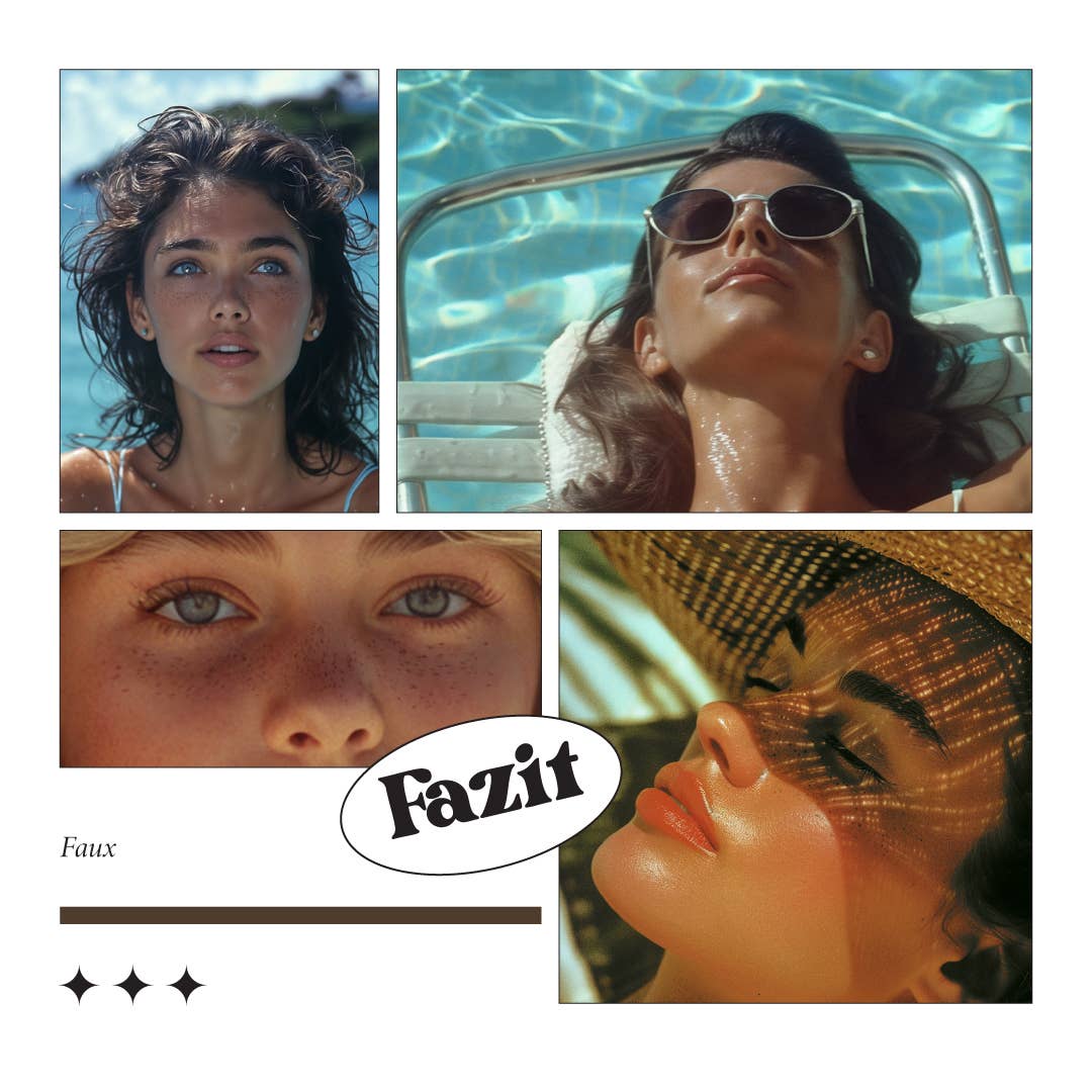 Fazit Glitter Freckles in Faux Freckle Speckles