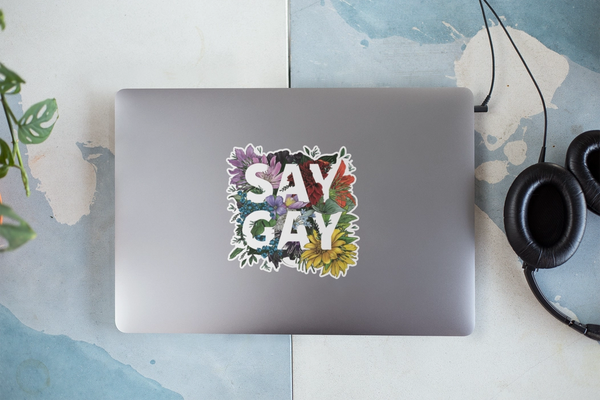 Say Gay Sticker by Transpainter
