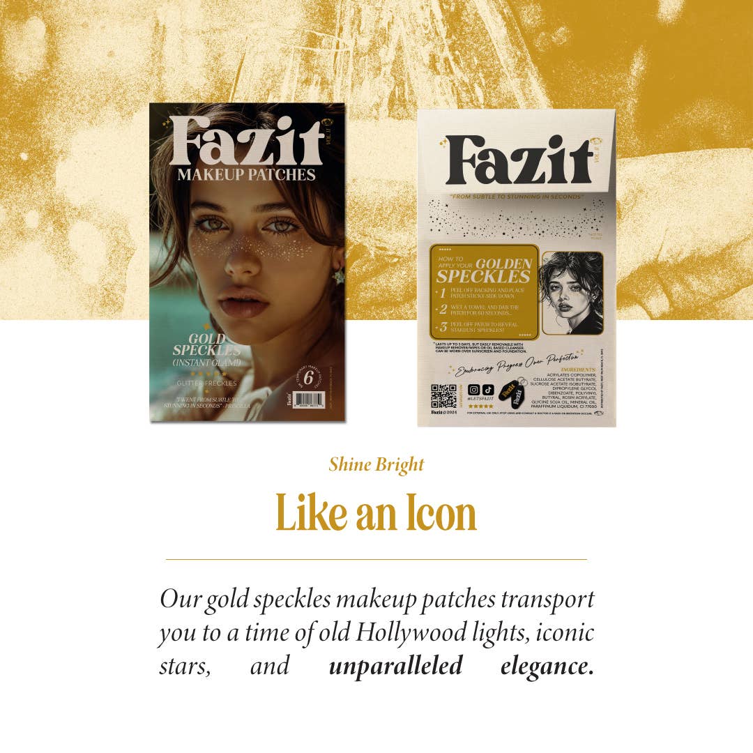 Fazit Glitter Freckles in Gold Speckles
