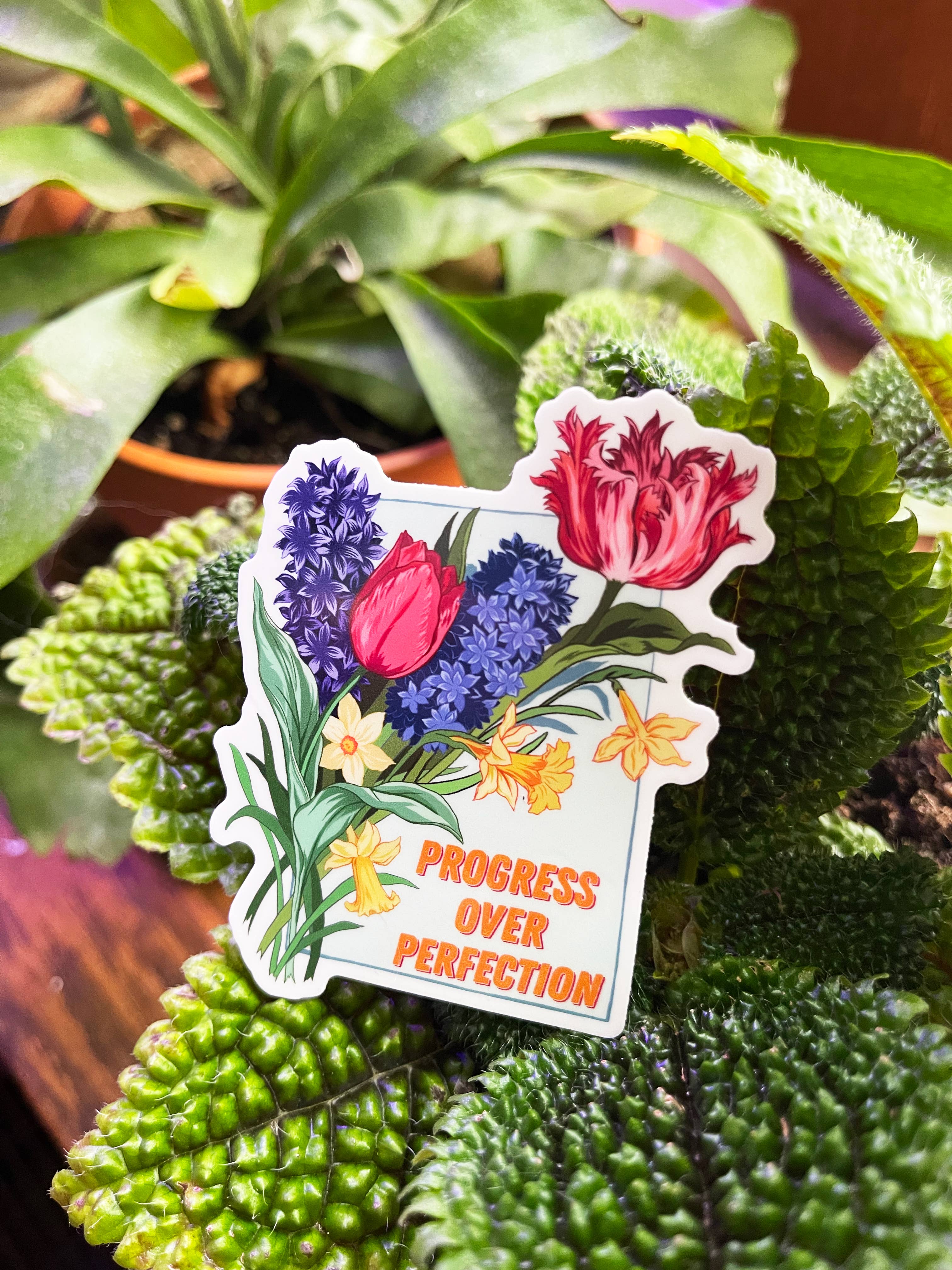 Progress Over Perfection Sticker