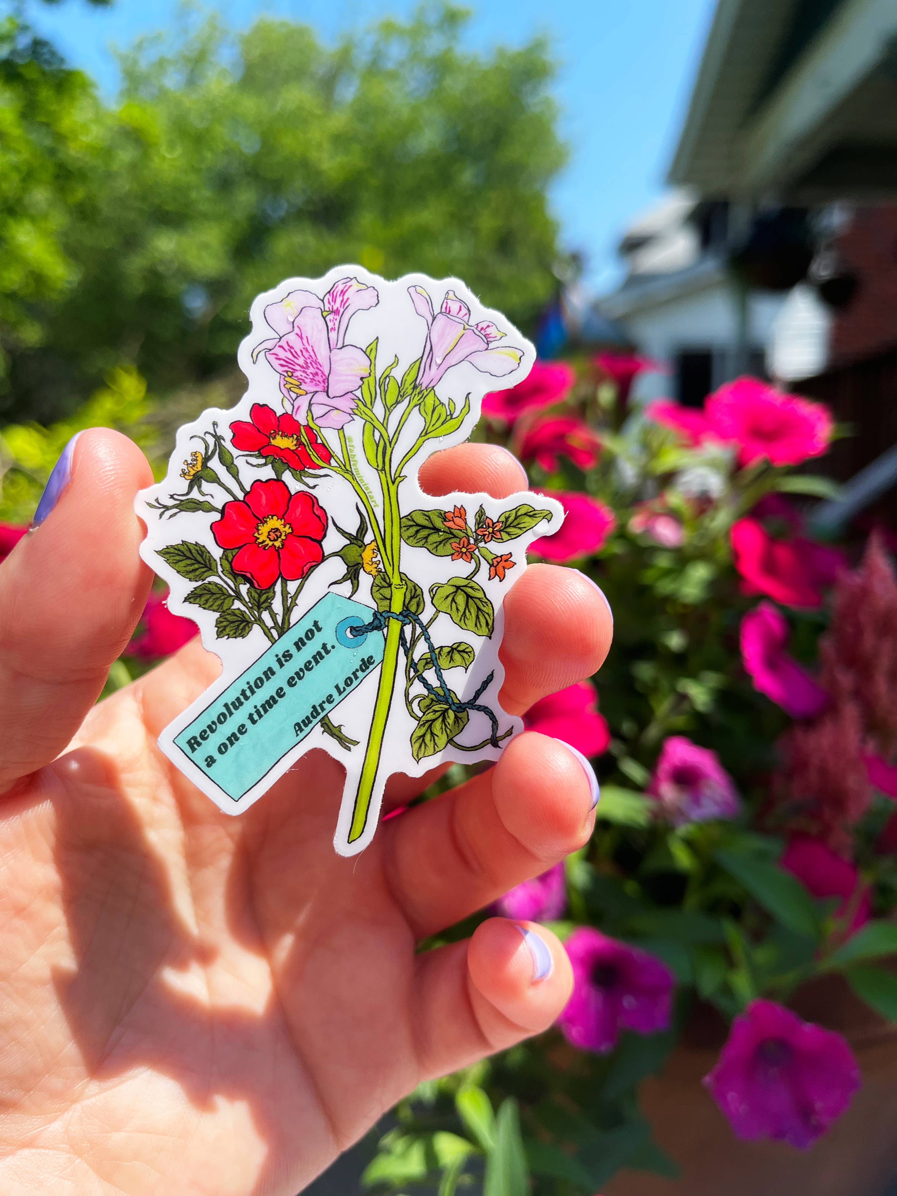 Revolution Is Not A One Time Event Sticker