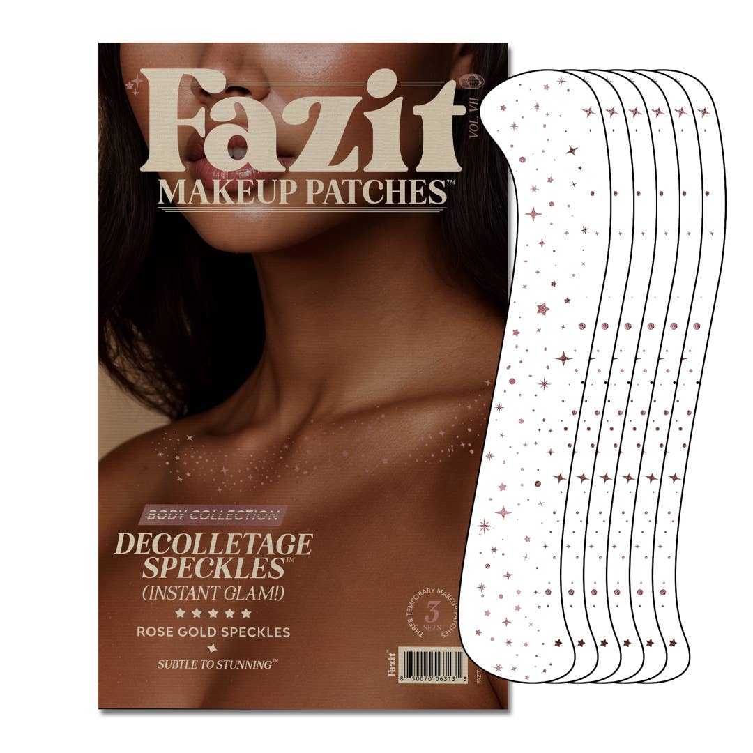 Fazit Decolletage Glitter Makeup in Rose Gold Speckles