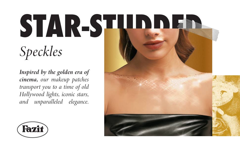 Fazit Decolletage Glitter Makeup in Gold Speckles