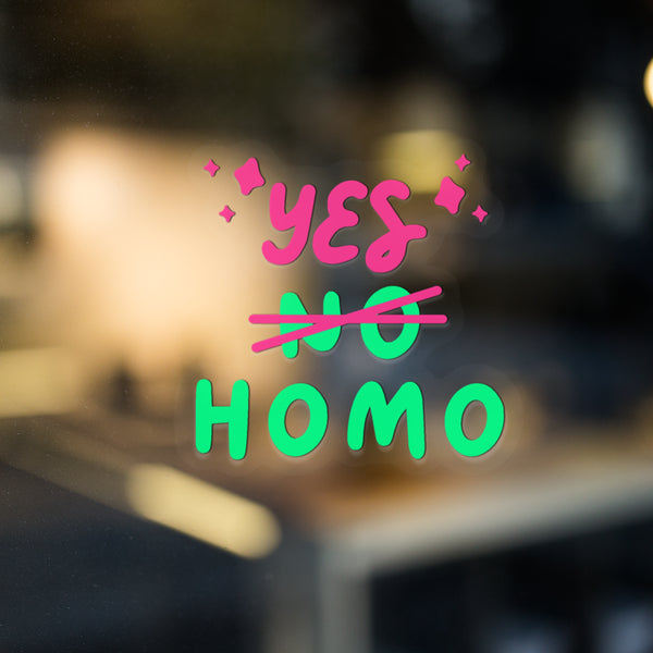 Yes Homo! Sticker