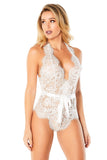 Show You The World Lace Romper in White