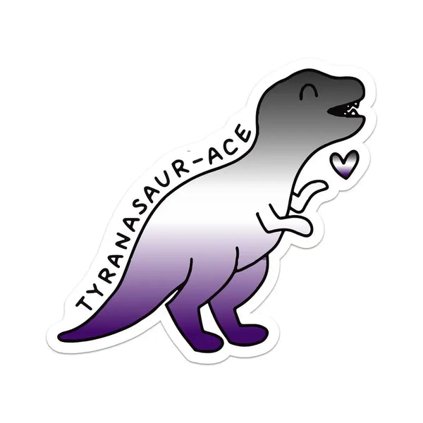 Tyrannosaur-ACE Rex Pride Dinosaur Sticker
