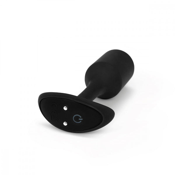 B-Vibe Vibrating Snug Plug Medium in Black