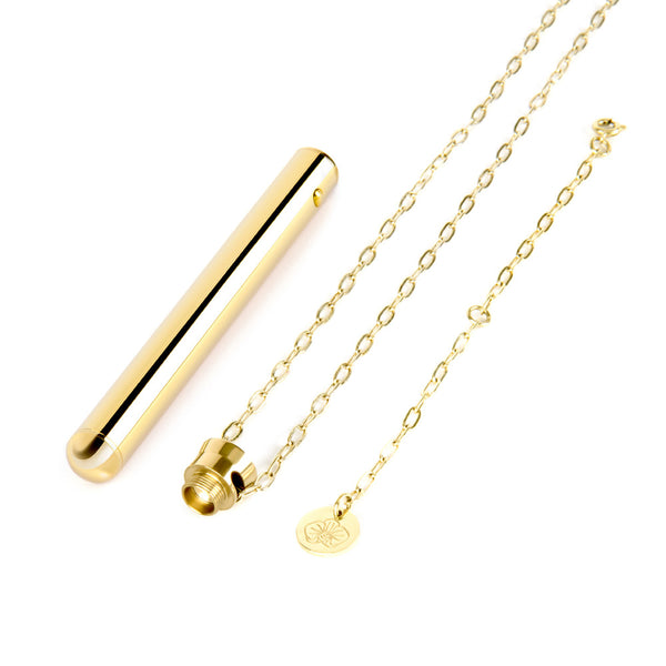 Wear My Vibe Vibrating Necklace by Le Wand in Gold