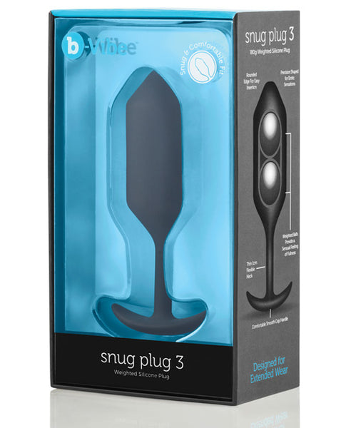 B-Vibe Snug Plug 3 Large Weighted Plug