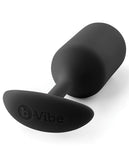 B-Vibe Snug Plug 3 Large Weighted Plug in Black