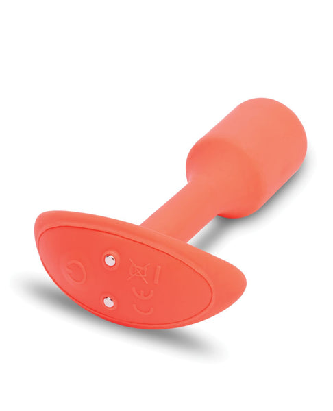 B-Vibe Vibrating Snug Plug 1 Small in Orange