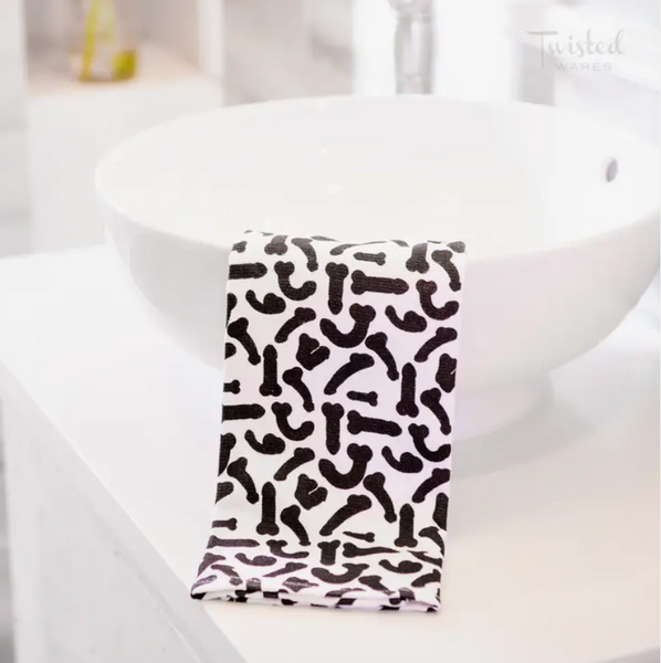 Blowjob & Bathroom Towel in Penis Print