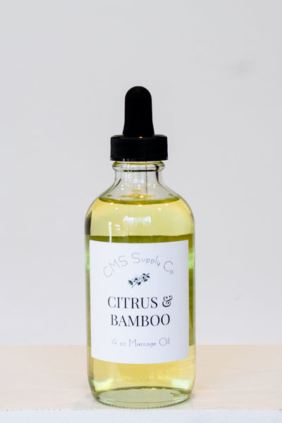 Lover's Massage Oil in Citrus & Bamboo
