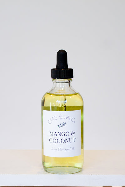 Lover's Massage Oil in Mango Coconut