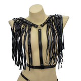 Shoulder Fringe Waterfall Chest Harness