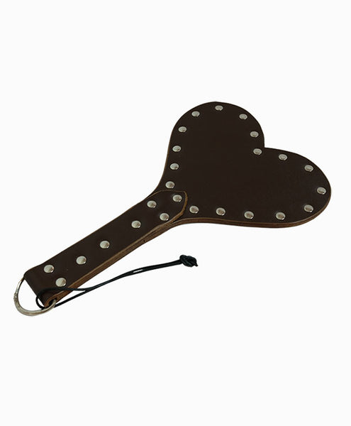 Don't Break My Heart Leather Paddle