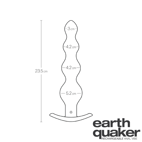 Earth Quaker Vibrating Anal Beads