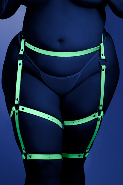 Buckle Up Waist & Leg Harness in Blue