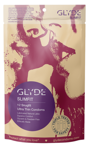 Glyde Slimfit Condoms -- 12-Pack