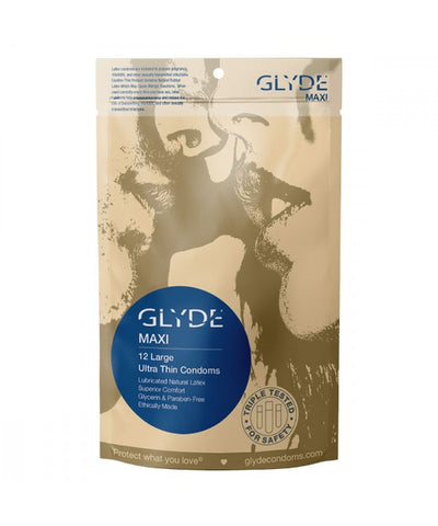 Glyde Maxi Condoms -- 12-Pack