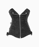 HARLEY CORSET IN BLACK BROCADE | Lotus Blooms Alexandria Virginia