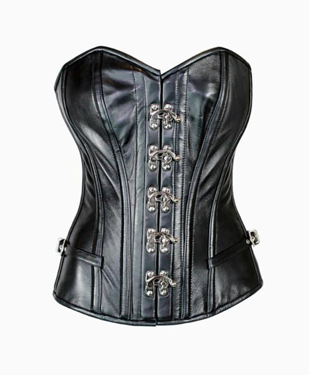 LEATHER TEMPEST CORSET | Lotus Blooms Alexandria Virginia