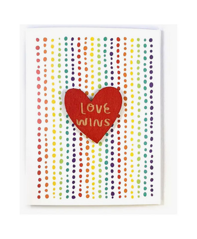Love Wins Magnet & Greeting Card