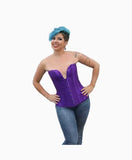 Purple Midnight Corset | Lotus Blooms Alexandria Virginia