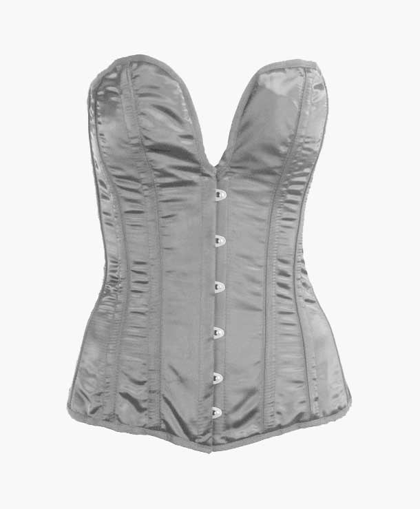 Silver Midnight Corset | Lotus Blooms Alexandria Virginia
