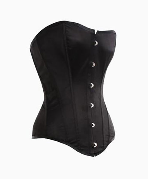 Black NOBODY'S FOOL CORSET | Lotus Blooms Alexandria Virginia