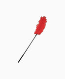 Ostrich Feather Body Tickler in Red