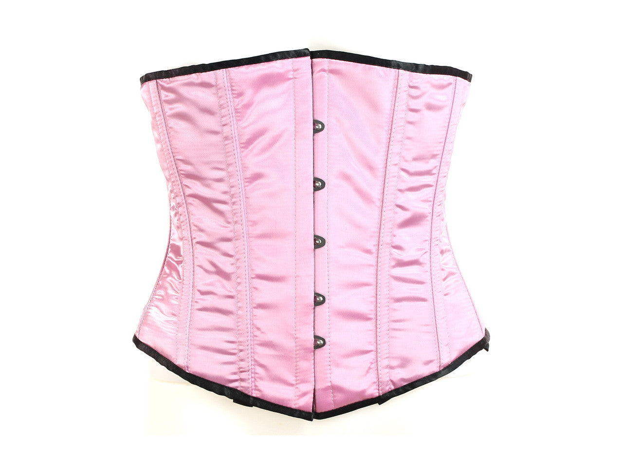 Pink Satin Doll Underbust Corset