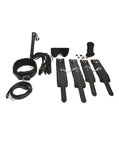 Pleasure Over Everything Beginners Bondage Kit in Black