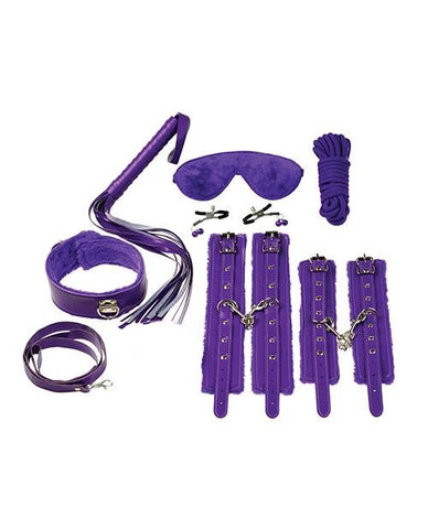 Pleasure Over Everything Beginners Bondage Kit in Purple