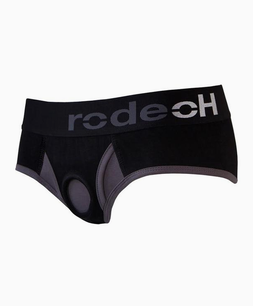 RODEOH BRIEF HARNESS BLACK GREY | Lotus Blooms Alexandria Virginia