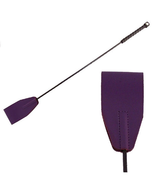 Goddess Epona's Leather Crop in Purple